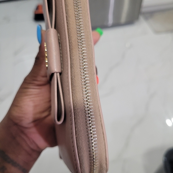 🔹️PRADA🔹️ Saffiano Leather Bow Long Zip Wallet ✨️🩷 - Picture 12 of 12